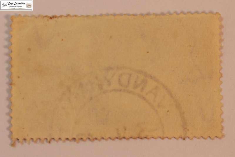 South Africa 2 Pence 1947 George VI and Queen Elizabeth SA Visit Stamp  (Scott 104)