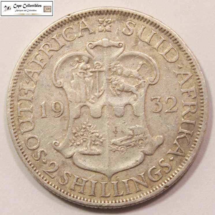 South Africa 2 Shillings 1932 Coin Circulated