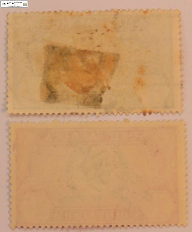 South Africa 1/2 Penny and 1 Penny 1935 Silver Jubilee George V (Two) Stamps (Scott 68)