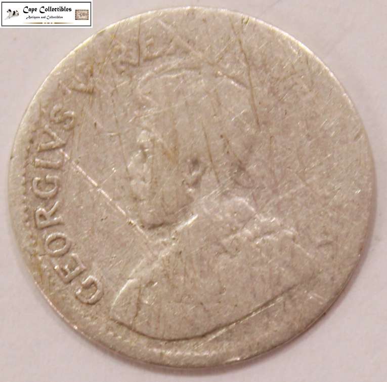 South Africa 3 Pence 1925 Coin Circulated