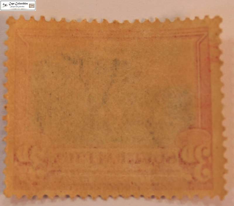 South Africa 3 Pence 1927-1928 Groote Schuur Stamp (Scott 27)