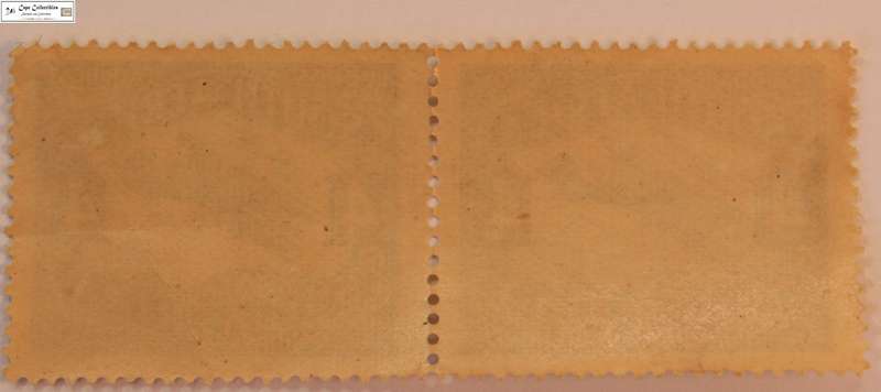 South Africa Pair 4 Cents 1929 De Havilland D.H.60 Cirrus Moth Air Post Stamp (SG 40)
