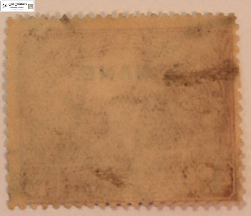 South Africa 4 Pence 1932 Kraal Stamp Douane Overstamp(Scott 40)