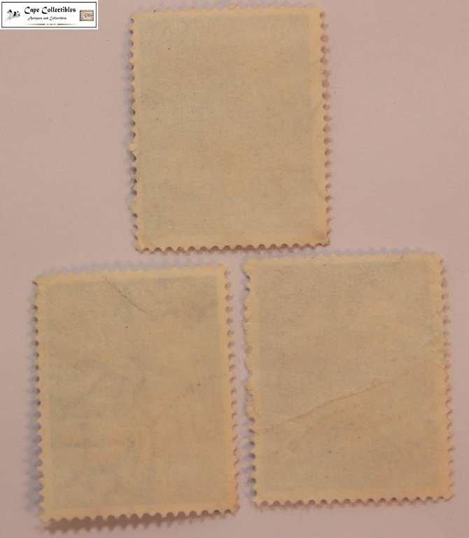 South Africa 3 x 5 Cent 1961 Baobab Tree Stamps (Scott 333)