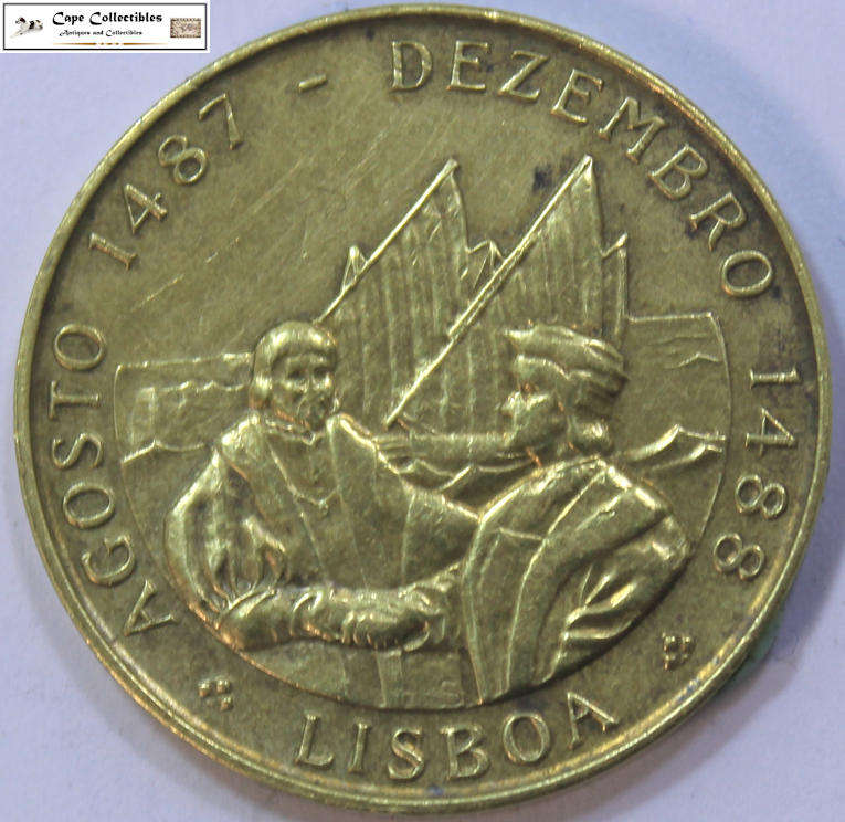 South Africa Dias 88 Lisboa Commemorative 1988 Medal Circulated