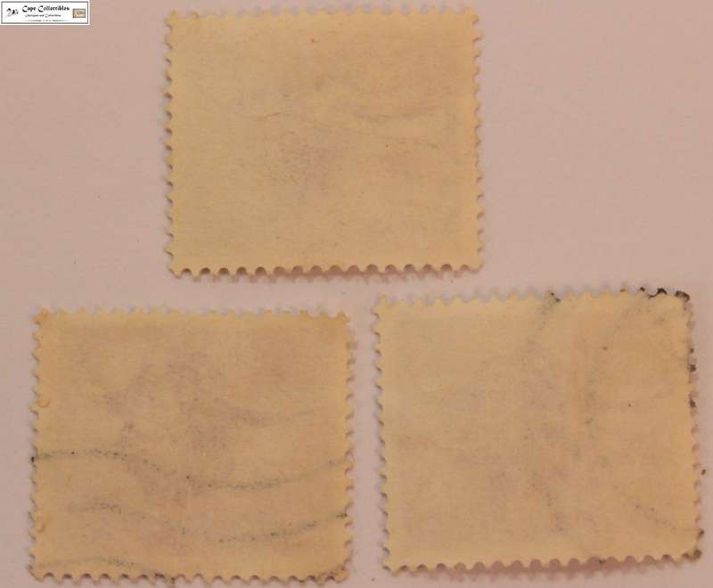 South Africa 3 x 1 1/2 Cent 1961 Afrikaner Bull Stamps (Scott 328)