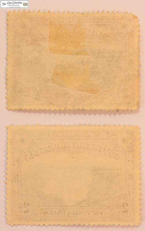 Southern Rhodesia 2 x 2 Pence 1935-41 Victoria Falls Stamp (Scott 37)