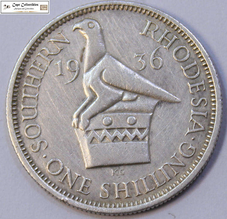 Southern Rhodesia 1 Shilling 1936 Coin Circulated