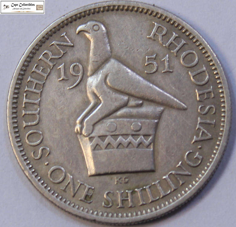 Southern Rhodesia 1 Shilling 1951 Coin Circulated