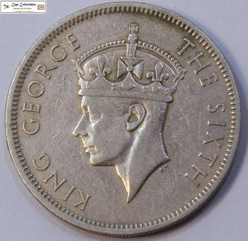 Southern Rhodesia 2 Shillings 1952 Coin Circulated