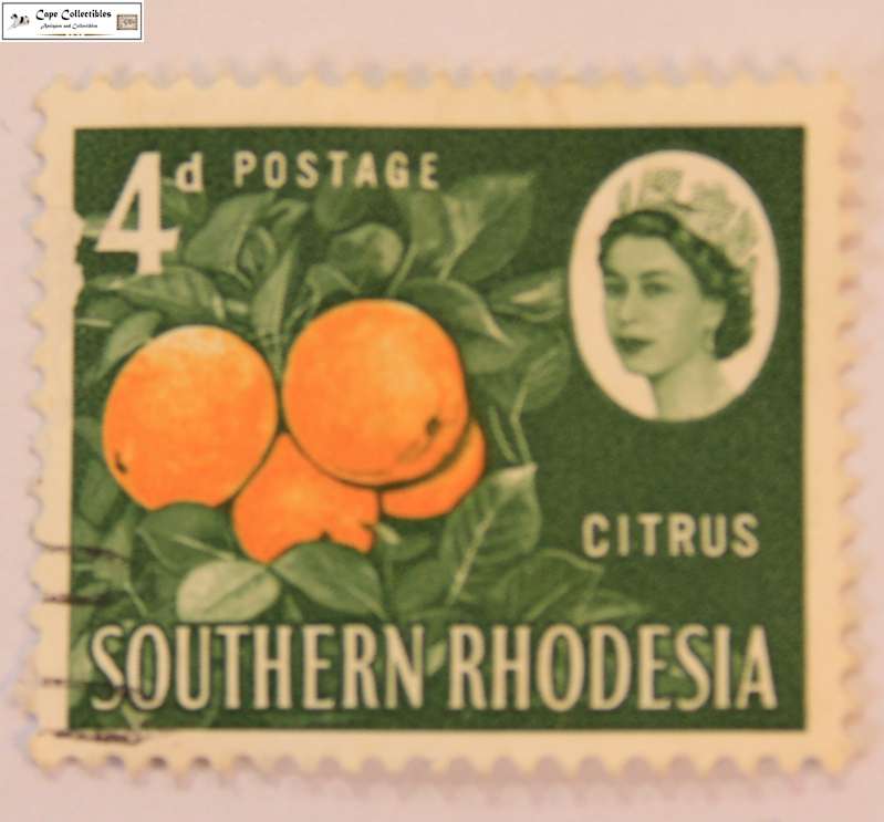 Southern Rhodesia 4 Pence 1964 Citrus Stamp (Scott 99)