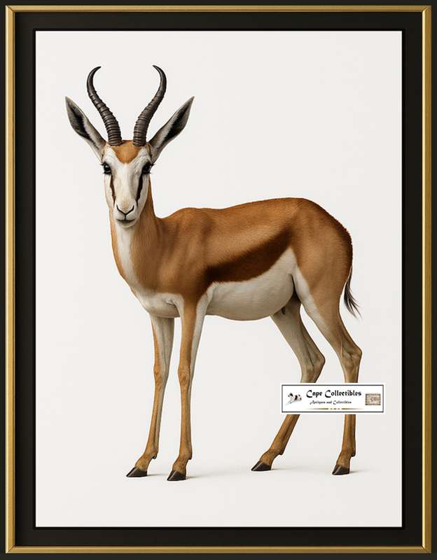 Springbok Front On View Digital Download Image For Printing and Framing