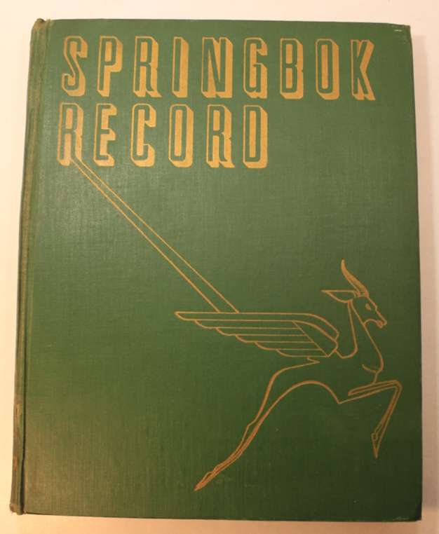 Springbok Record Compiled and Edited By Harry Klein Hardcover Book