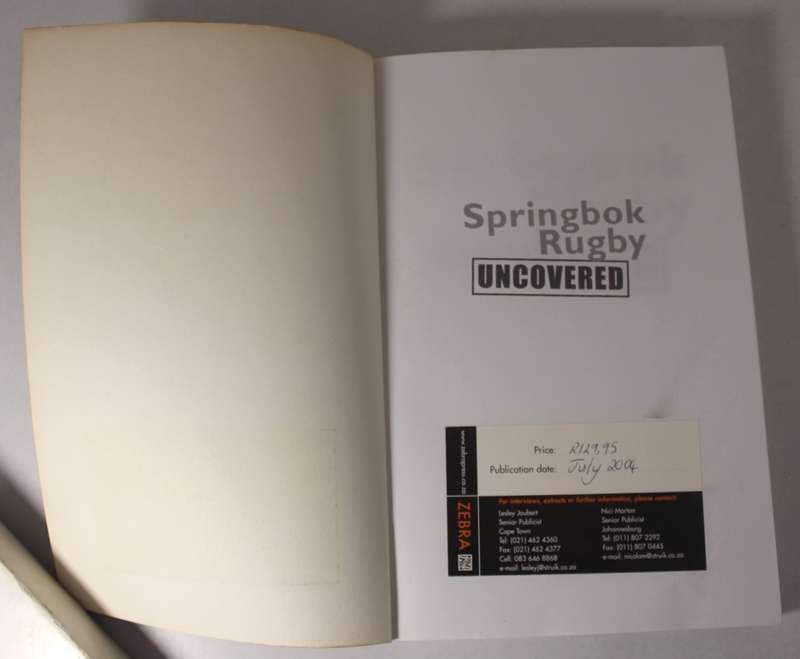 Springbok Rugby Uncovered The Inside Stories of SA Rugby's Controversies by Mark Keohane Softcover