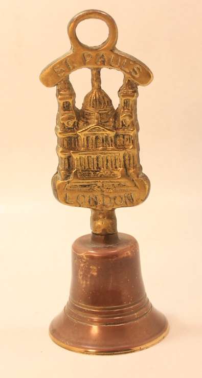 Vintage St. Paul's Cathedral Brass and Copper Bell