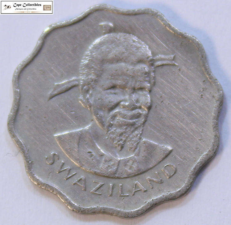 Swaziland 5 Cents 1979 Coin King Sobhuza II Circulated