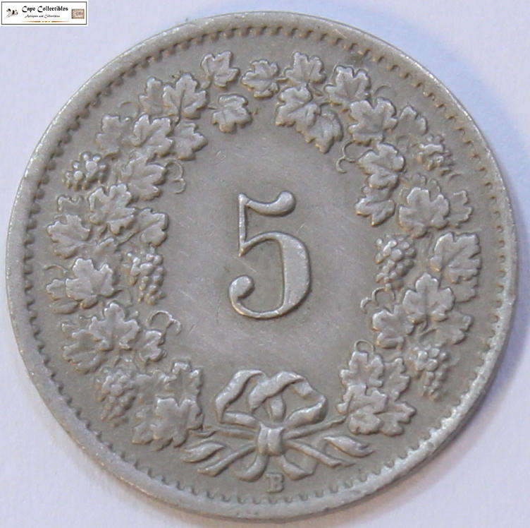 Switzerland 5 Rappen 1946 Coin Circulated