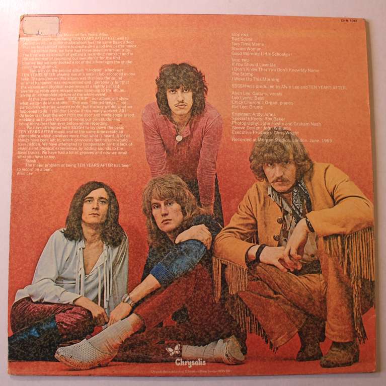 Ten Years After Ssssh. Vinyl LP