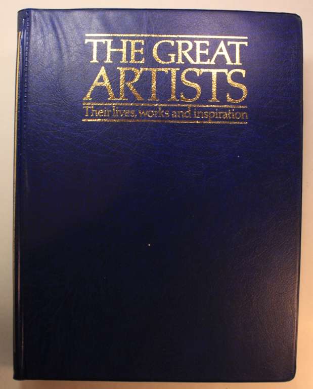 Set of Marshall Cavendish The Great Artists Series Magazines in Hard Cover Binder -Vol 2 of 8 Volume