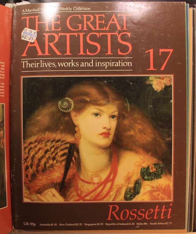 Set of Marshall Cavendish The Great Artists Series Magazines in Hard Cover Binder -Vol 2 of 8 Volume
