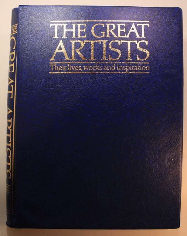 Set of Marshall Cavendish The Great Artists Series Magazines in Hard Cover Binder -Vol5 of 8 Volumes