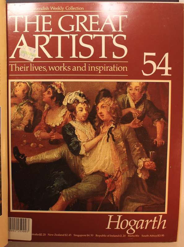 Set of Marshall Cavendish The Great Artists Series Magazines in Hard Cover Binder -Vol5 of 8 Volumes