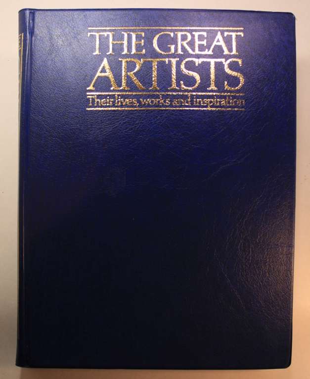 Set of Marshall Cavendish The Great Artists Series Magazines in Hard Cover Binder -Vol 6 of 8 Volume