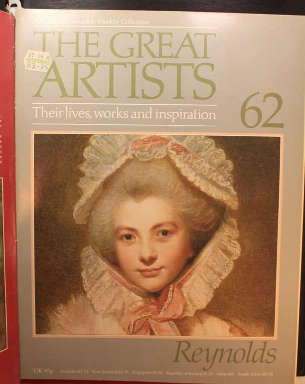 Set of Marshall Cavendish The Great Artists Series Magazines in Hard Cover Binder -Vol 6 of 8 Volume