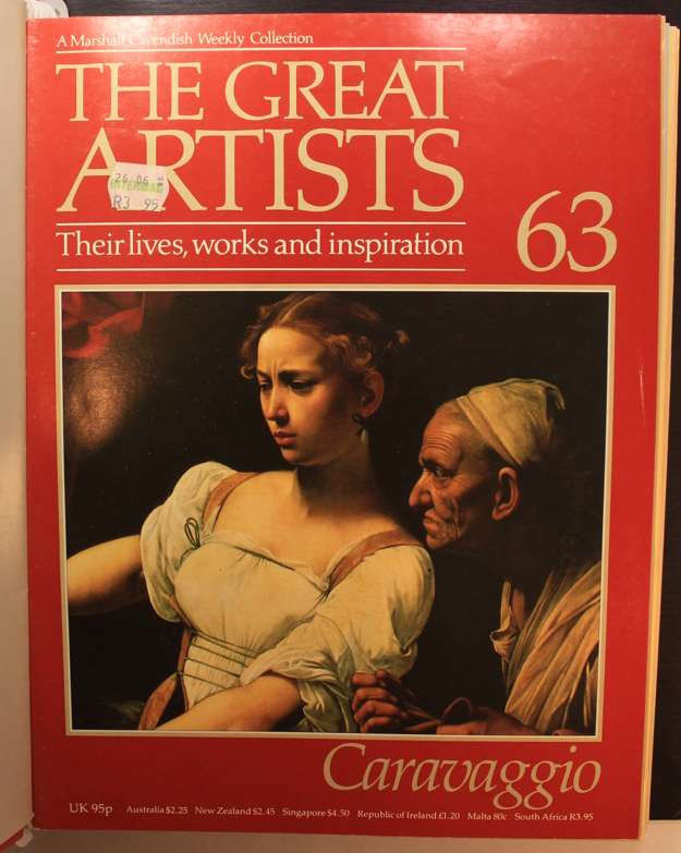 Set of Marshall Cavendish The Great Artists Series Magazines in Hard Cover Binder -Vol 6 of 8 Volume