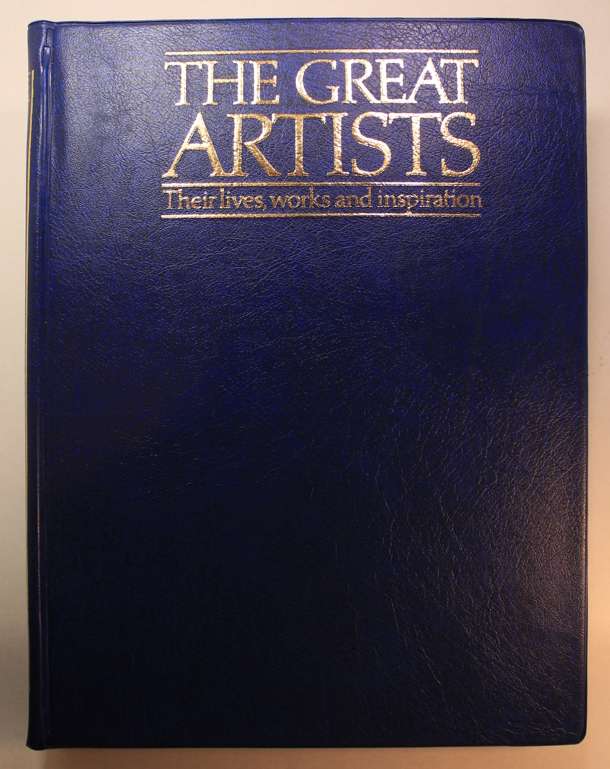 Set of Marshall Cavendish The Great Artists Series Magazines  Hard Cover Binder -Vol 8 of 8 Volumes