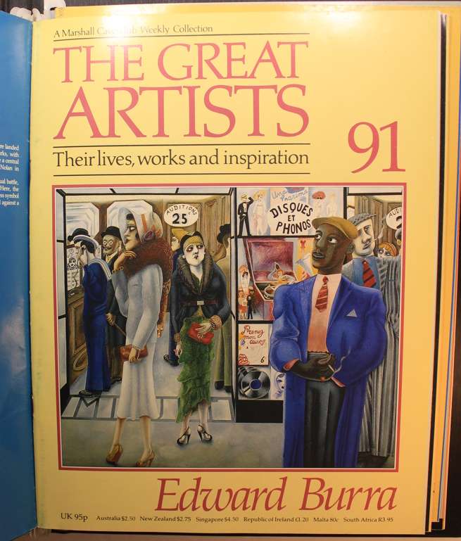 Set of Marshall Cavendish The Great Artists Series Magazines  Hard Cover Binder -Vol 8 of 8 Volumes