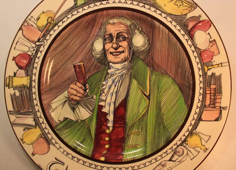 Vintage Royal Doulton Decorative Plate "The Squire" D6284 The Professionals Series 6000