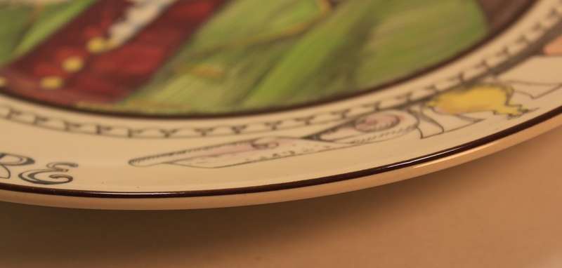 Vintage Royal Doulton Decorative Plate "The Squire" D6284 The Professionals Series 6000