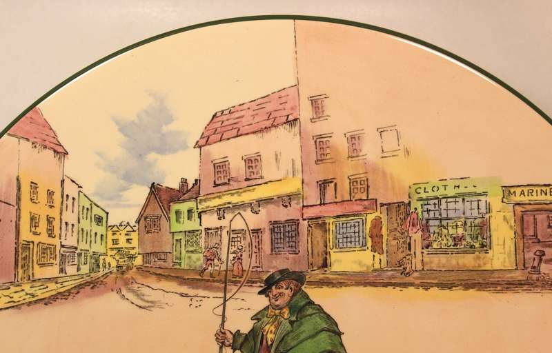 Vintage Royal Doulton Dickens Ware "Tony Weller" D6327 Charger Plate