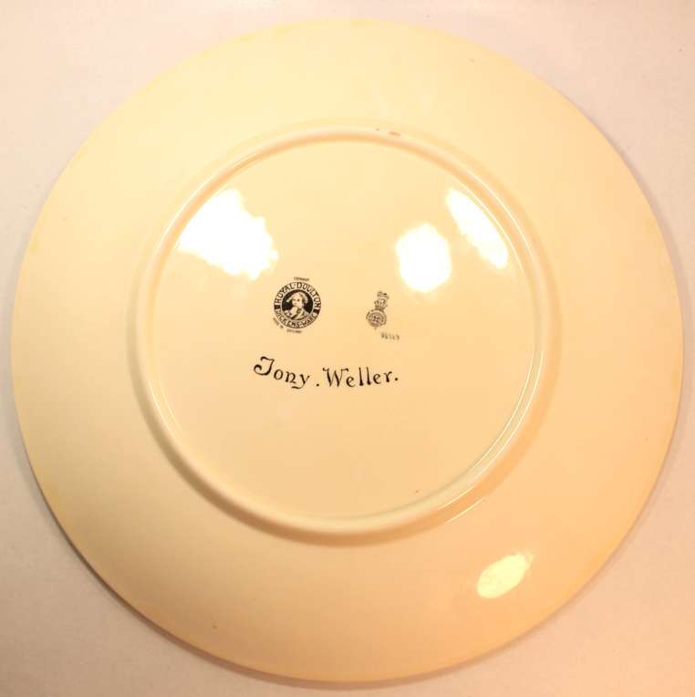 Vintage Royal Doulton Dickens Ware "Tony Weller" D6327 Charger Plate