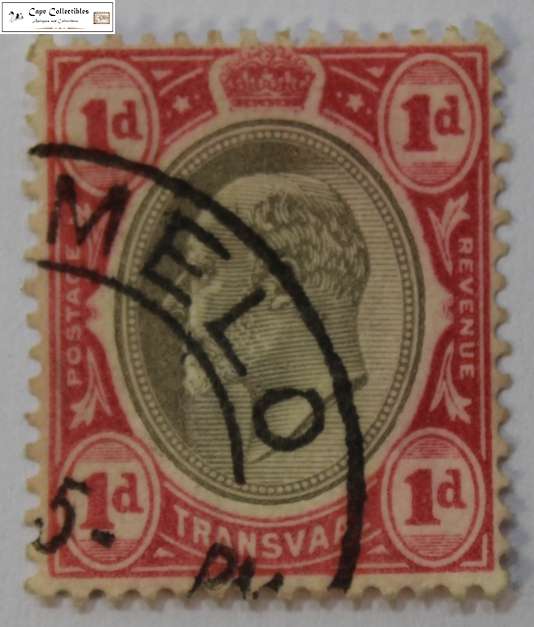 Transvaal 1 Pence 1902/1903 Stamp (Scott 253)