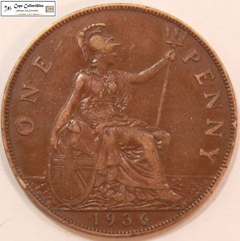 United Kingdom 1 Penny 1936 Coin Circulated