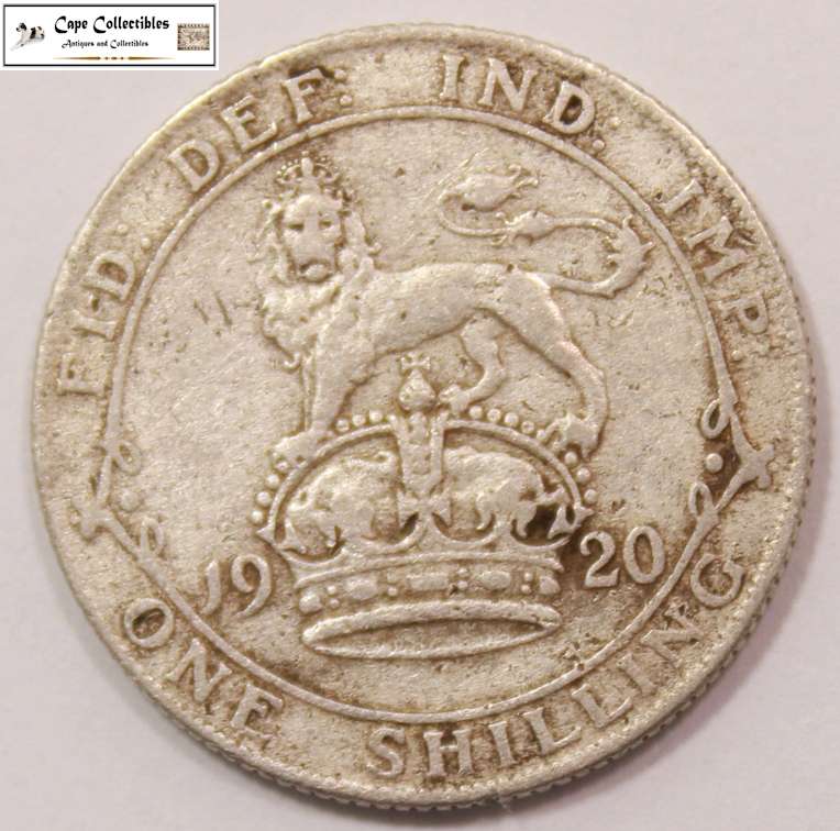 United Kingdom 1 Shilling 1920 Coin Circulated