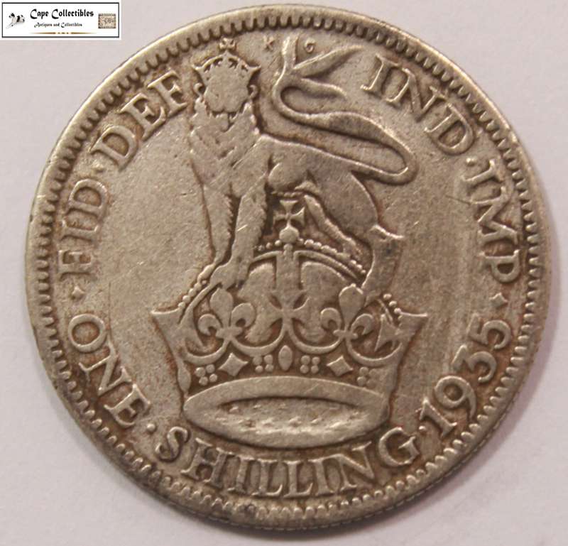 United Kingdom 1 Shilling 1935 Coin Circulated