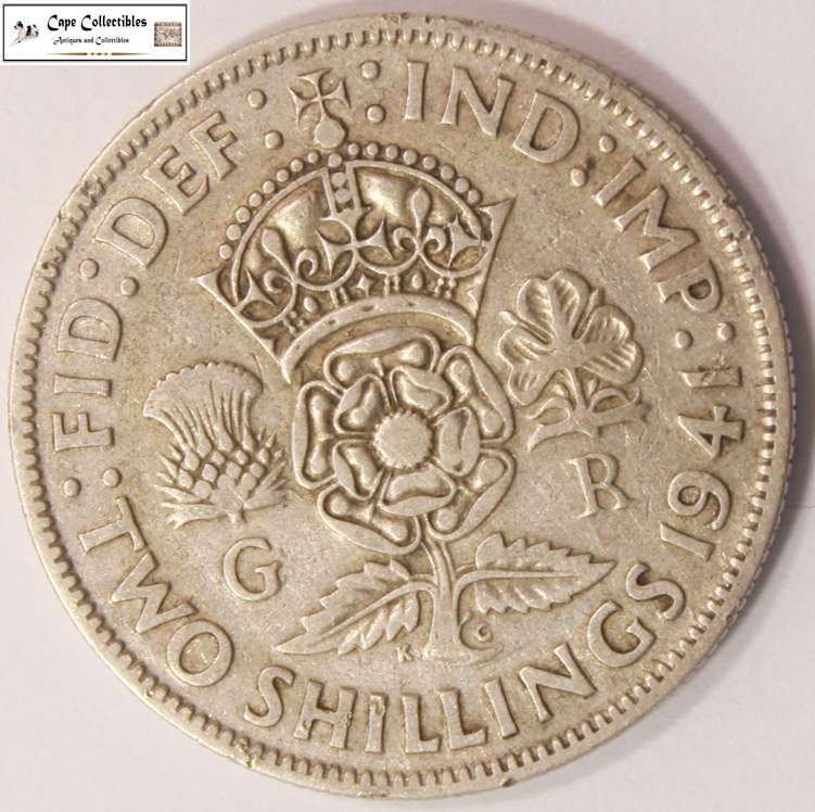 United Kingdom 2 Shillings 1941 Coin Circulated