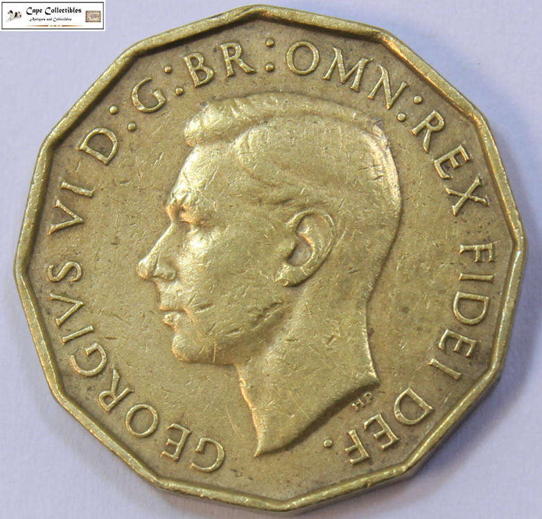 United Kingdom 3 Pence 1952 Coin Circulated