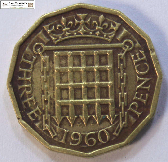 United Kingdom 3 Pence 1960 Coin Circulated