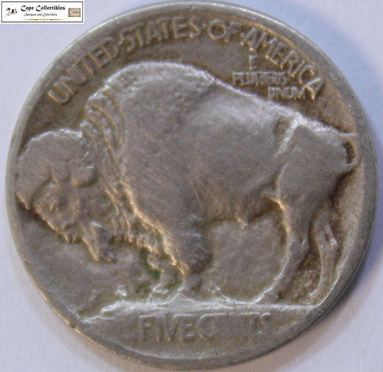 United States Of America Five Cent 1913 Buffalo or Indian Head Coin "Raised Ground"