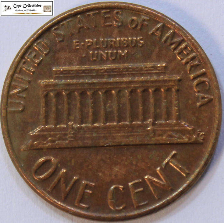 United States Of America 1981 1 Cent Coins "Lincoln Memorial" Circulated