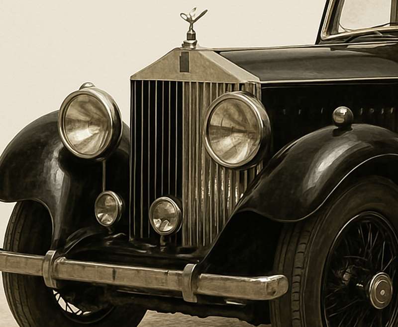 Rolls Royce Phantom 1925 Digital Download Image For Framing