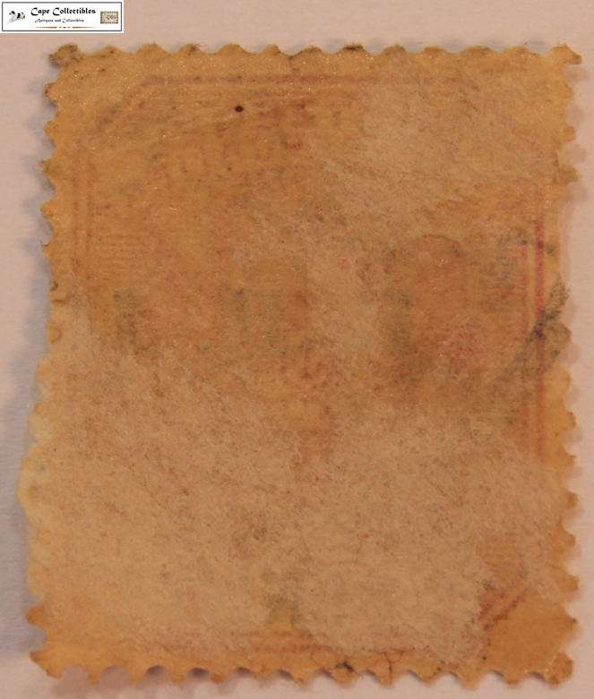 Zuid Afrikaansche Republiek 1 Penny 1901 Wagon With Pole Stamp ERI (Scott 248)