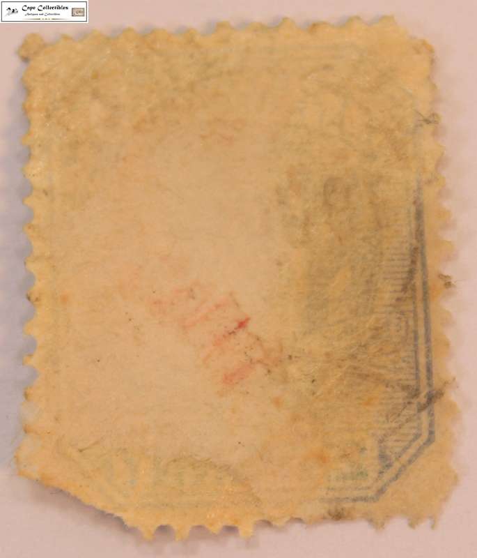 Zuid Afrikaansche Republiek 2 1/2 Penny 1895-1896 Wagon with Pole Stamp (Scott 169)