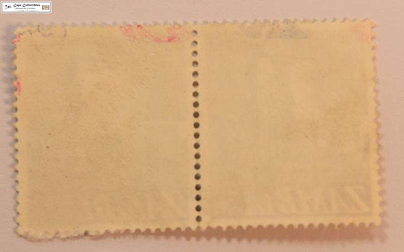Zambia Pair 5 Ngwee 1967 National Museum Livingstone Stamp (Scott 42)