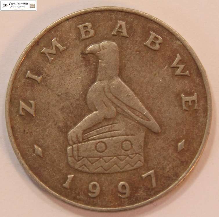 Zimbabwe 1997 50 Cent Coin Circulated
