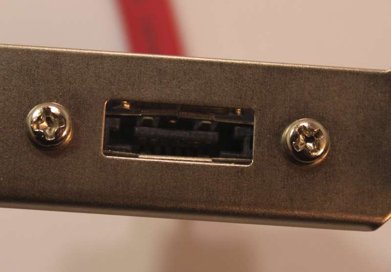 SATA Motherboard Expansion Cable 30cm for External SATA on ATX Bracket